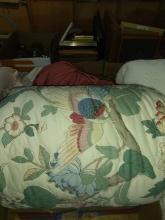 BL-Bedspread and Bed Skirts-Floral and Birds