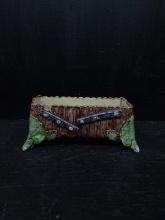 Antique 19th Century Majolica Trough Planter by Thomas Sargent