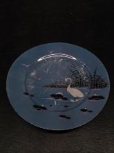 Antique Hand painted RS Made in Japan Plate with White Herring