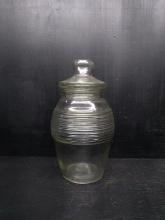 Contemporary Glass Storage Jar