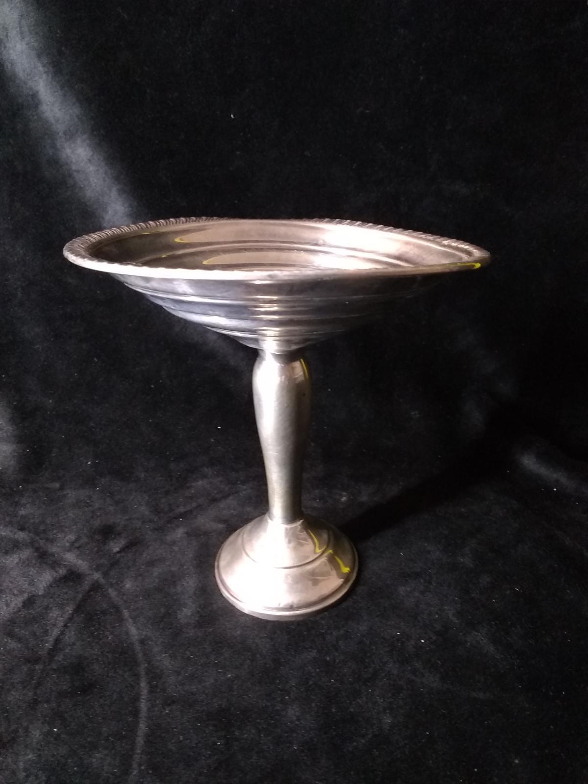Sterling Silver Weighted Compote- 161.7g