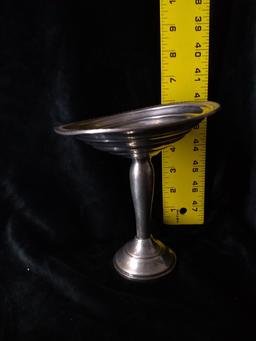 Sterling Silver Weighted Compote- 161.7g