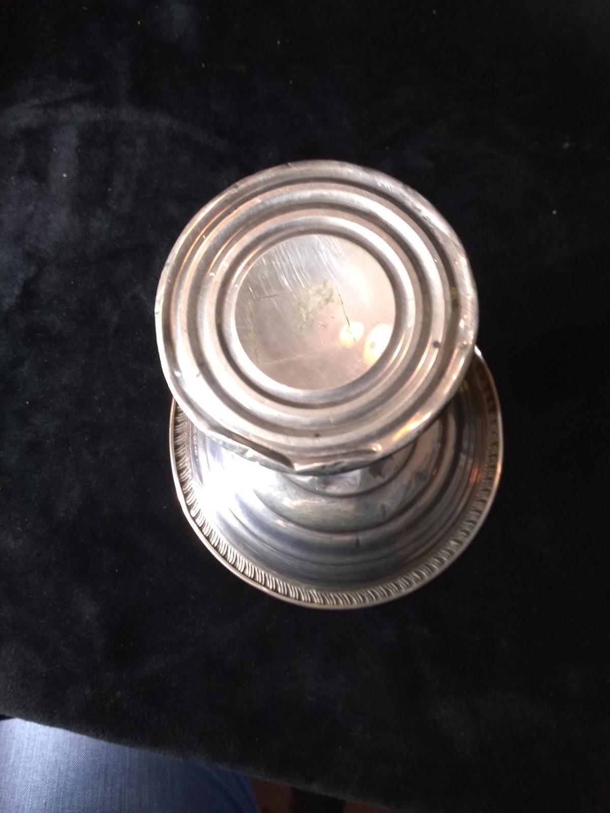 Sterling Silver Weighted Compote- 161.7g