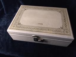 Vintage Musical Jewelry Jewelry Box w/ Spinning Ballerina