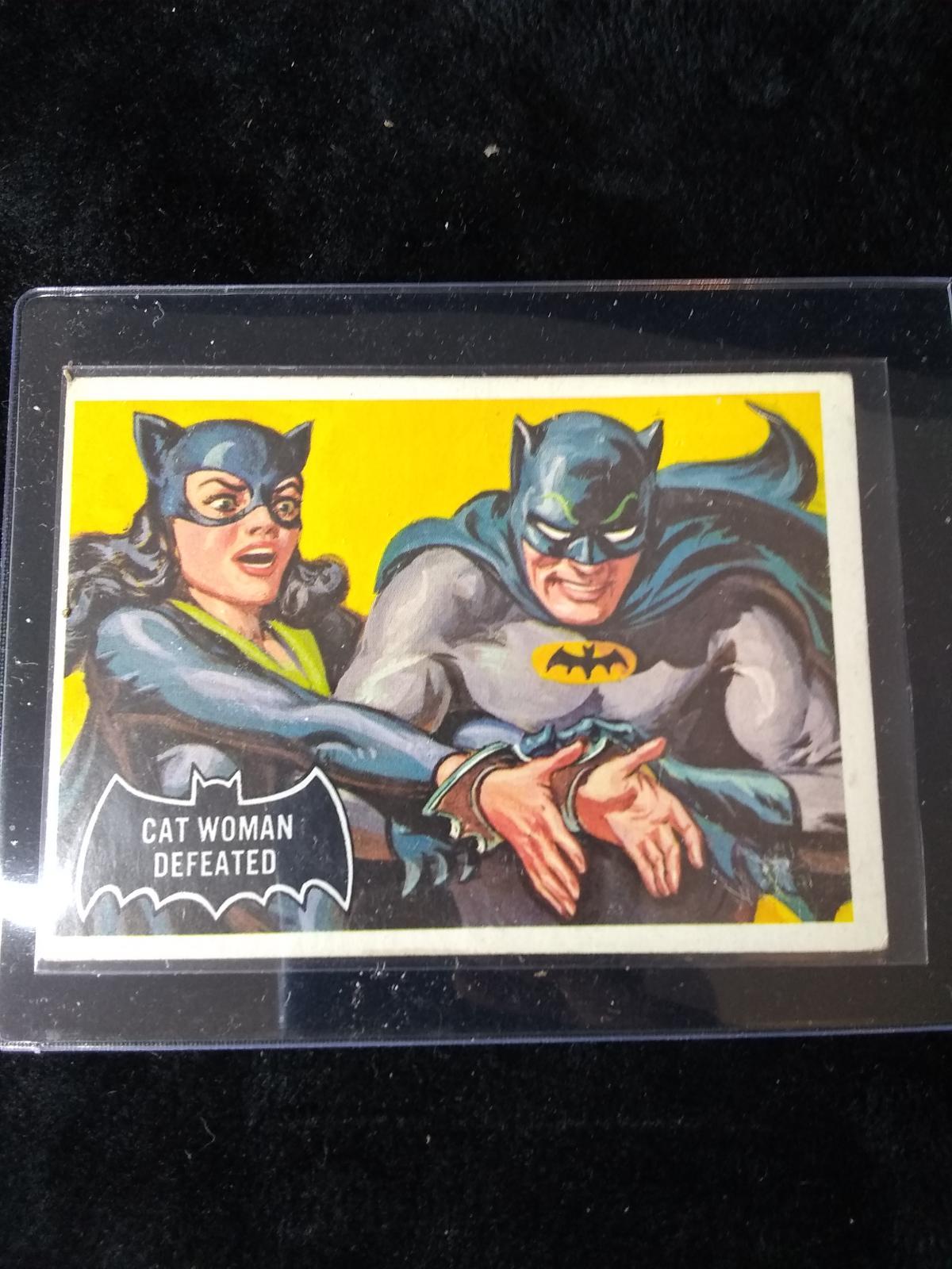 Uncertified Trading Card -Batman - Catwoman Defeated