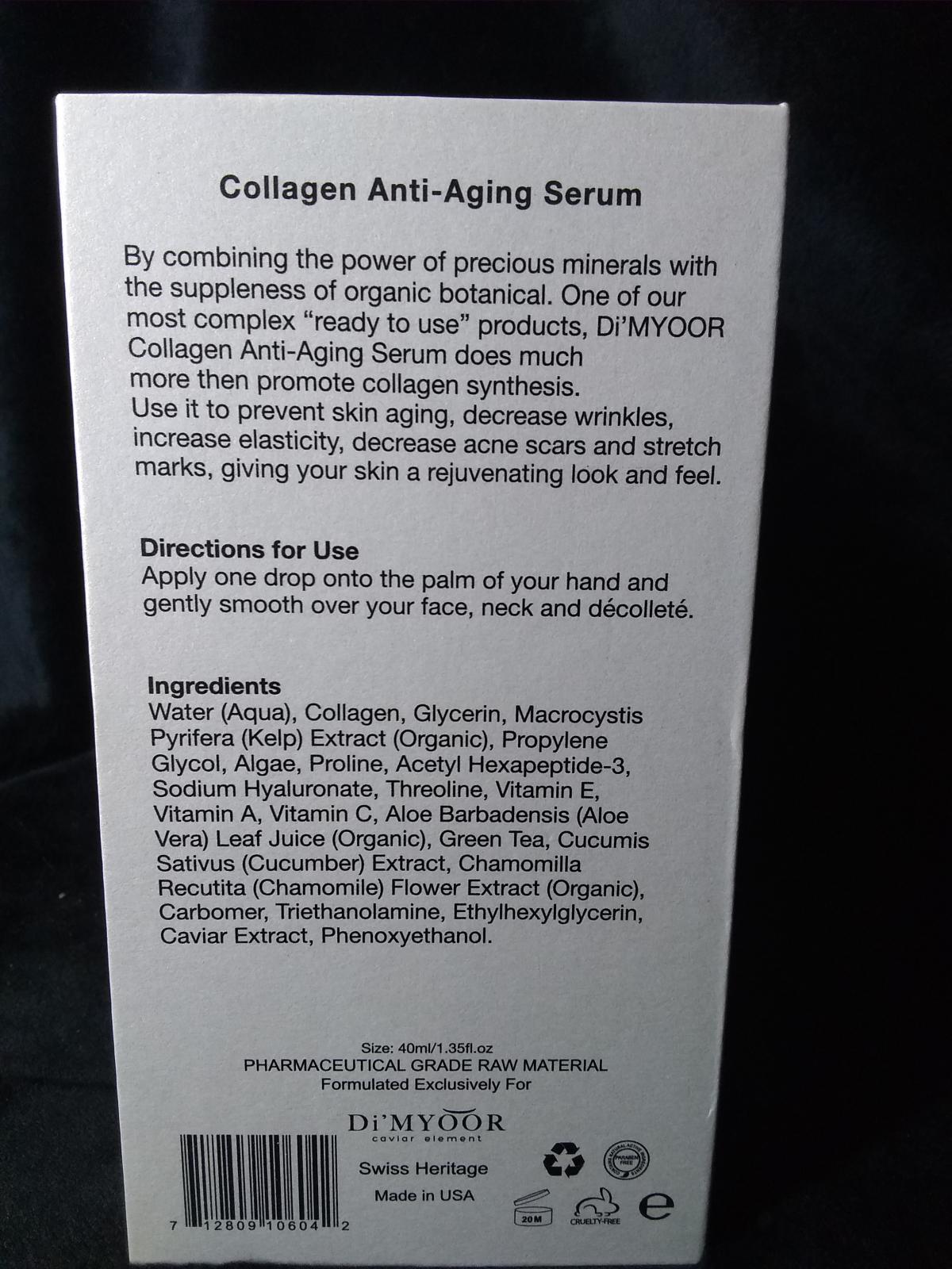 L'Core Paris Skin Care - Di Myoor Collagen Anti-Aging Serum - Caviar Extract (