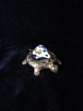 Brass Turtle Magnifying Glass & Miniature Turtle