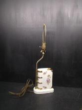 Vintage Hand painted "Book" Decanter Table Lamp