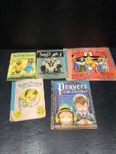 Collection Assorted Vintage Children's Books