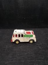 Antique Tootsie Metal Toy-Ambulance