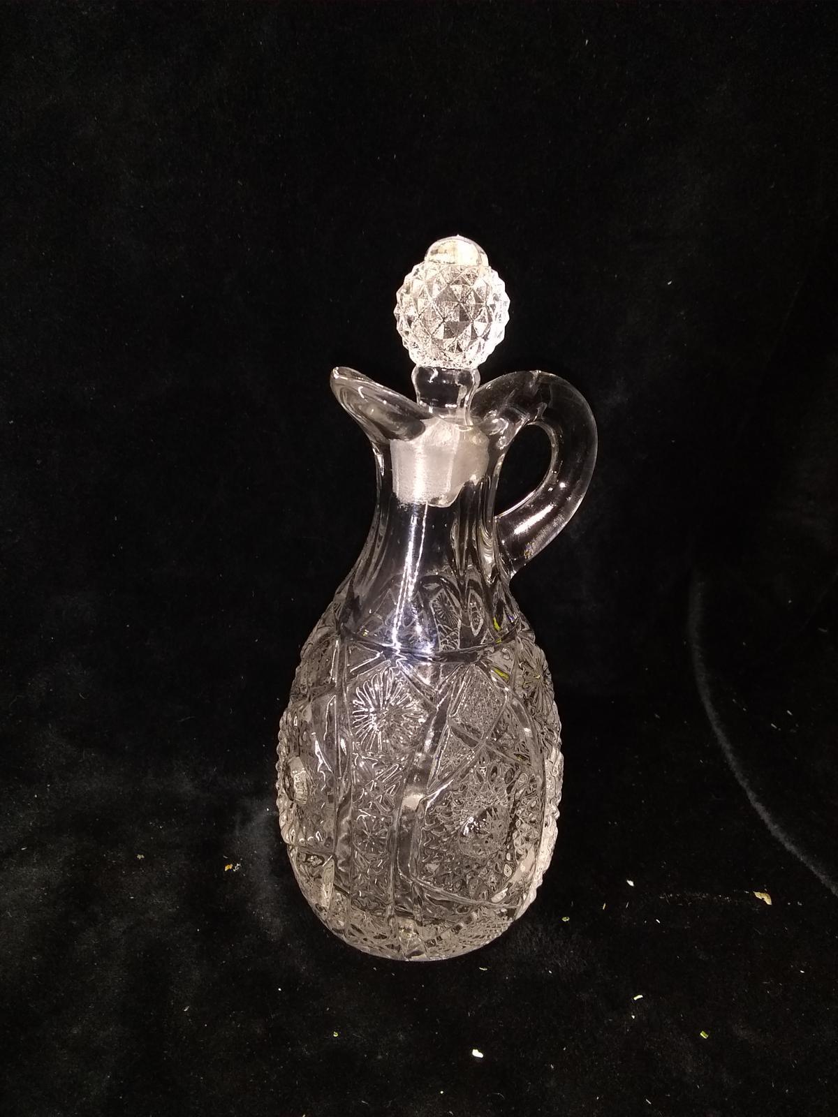 Antique EAPG Cruet with Pontal