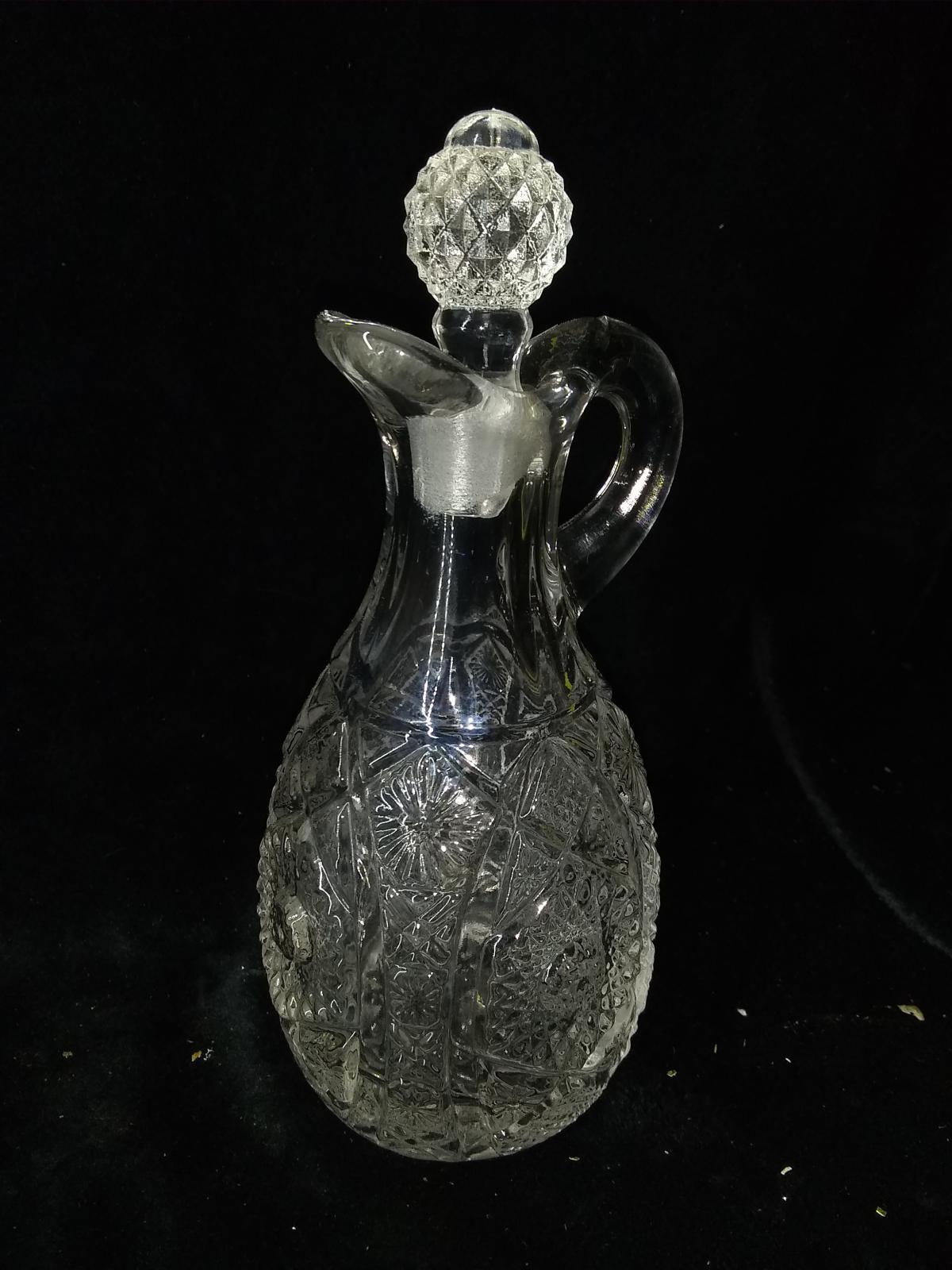 Antique EAPG Cruet with Pontal