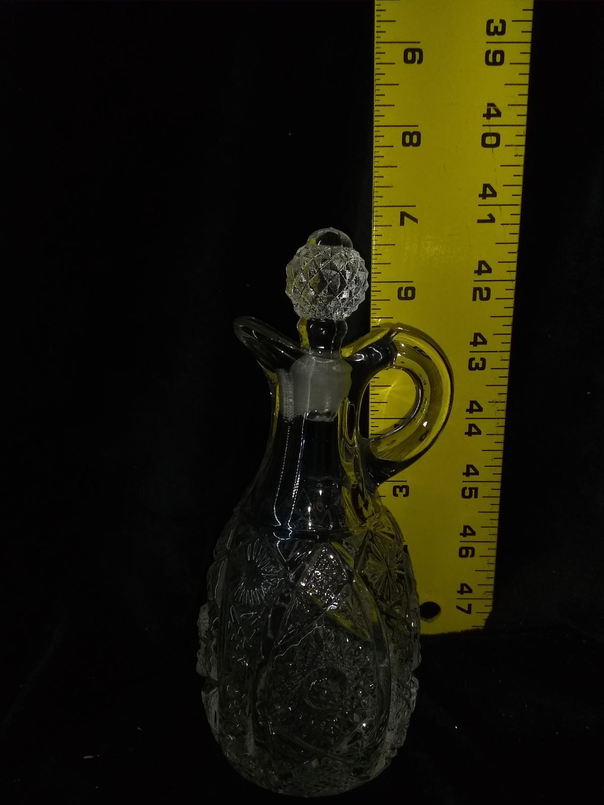 Antique EAPG Cruet with Pontal