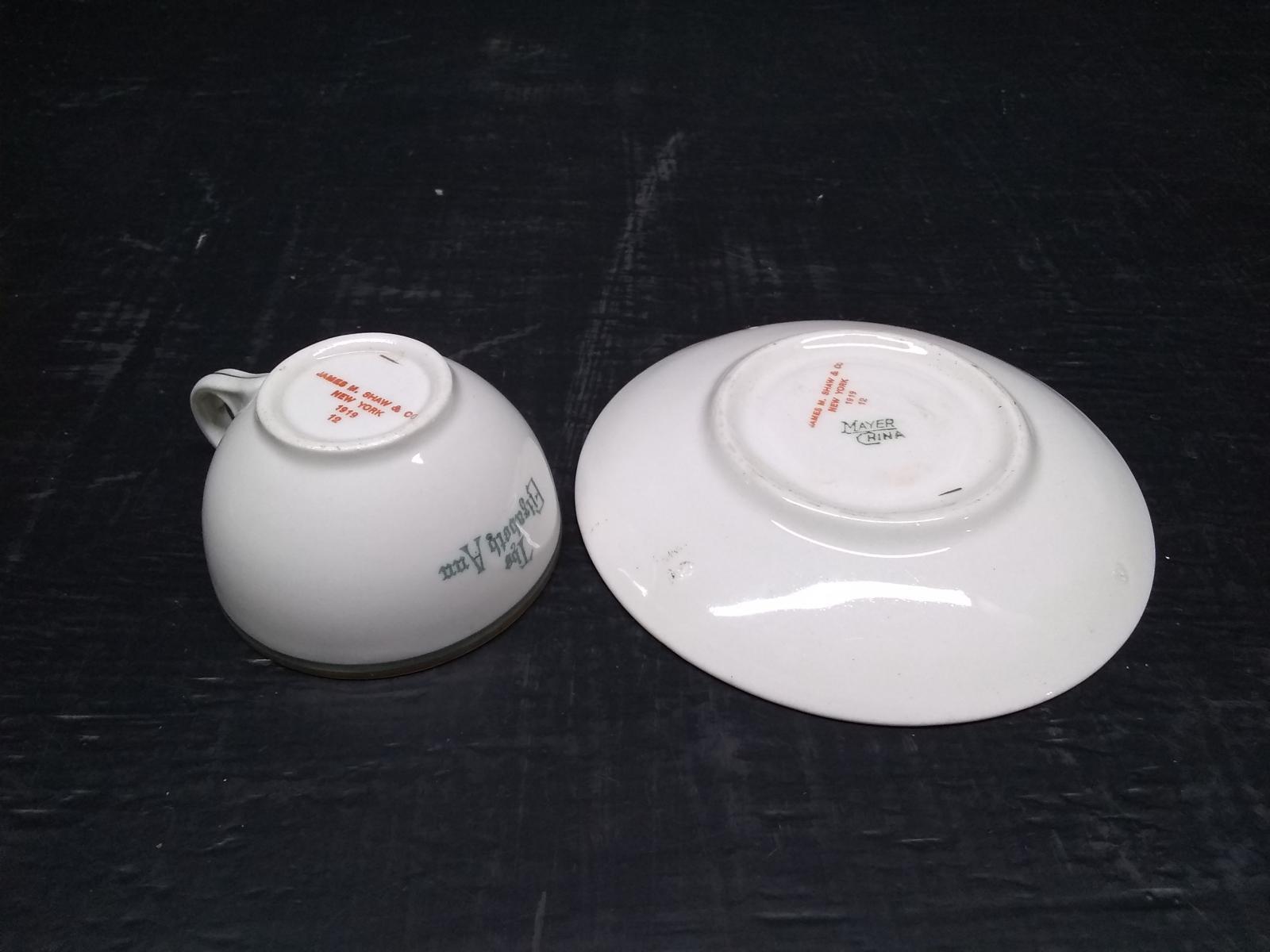 Vintage Cup and Saucer-Mayer-China