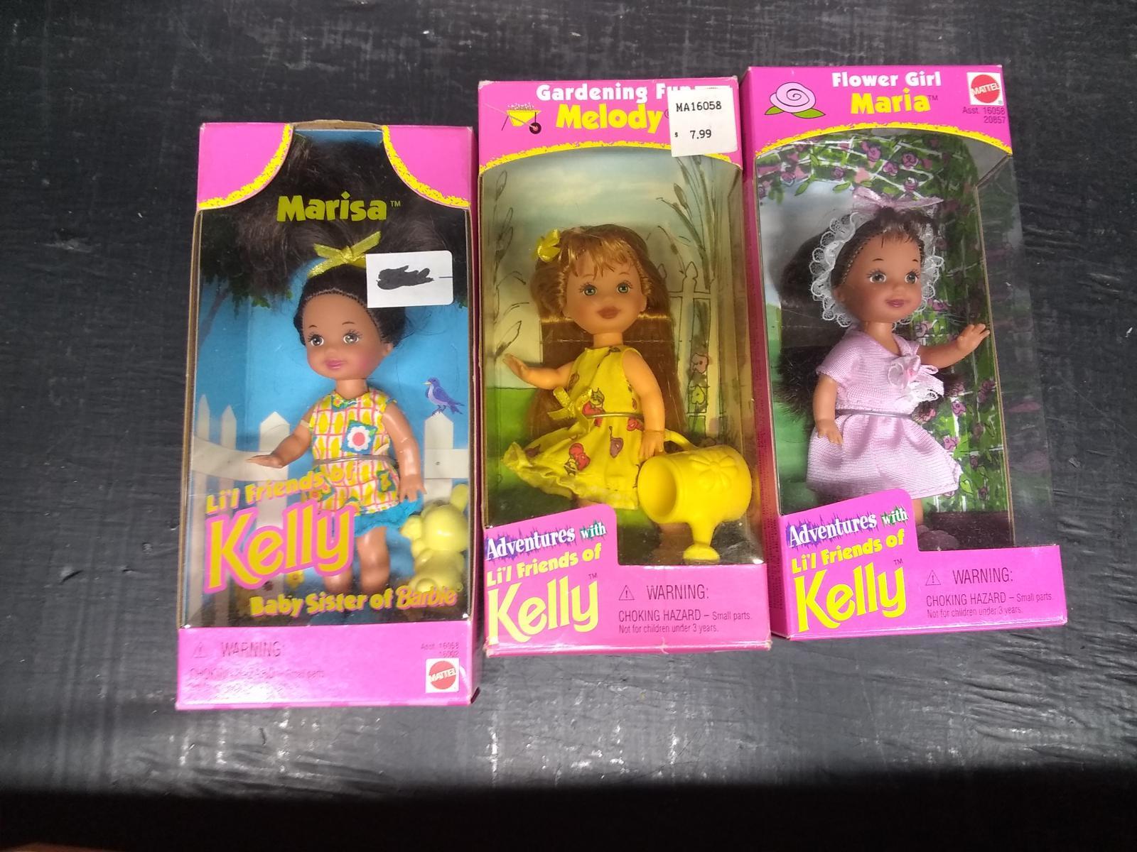 Collection 7 Adventures with Little Friends of Kelly Dolls (Barbie)