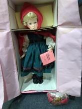 BL-Treasury Collection Porcelain Doll-Little Red Riding Hood