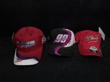 Collection of (3) Nascar Themed Hats NWT