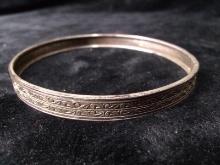 Sterling Silver Bangle Bracelet