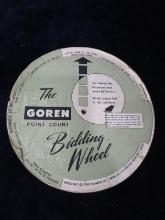 Antique The Goren Point Count Bidding Wheel