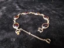 Vintage Sterling Silver Link Bracelet