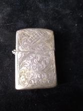 Vintage Peruzzi Sterling Silver "Zippo Style" Lighter