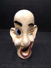 Vintage Schafer and Vater Stretch Face Porcelain Ashtray