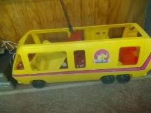 BL- Vintage Barbie Bus w/ Accessories