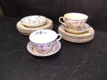 China-16 pcs Blue and White Copenhagen England