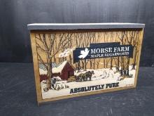 Novelty Morse Farm Maple Sugar Works Advertising Box