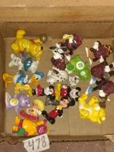 BL-Assorted Miniature Collectible Figures-Disney, Care Bears, Calif Grapes