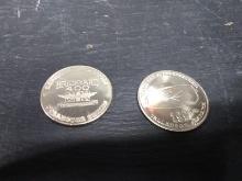Collection of (2) BrickYard Collection Tokens