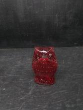 Studio Art Glass Owl Figure