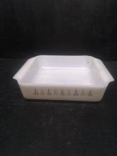 Vintage Fire King Baking Dish-Candle Glow