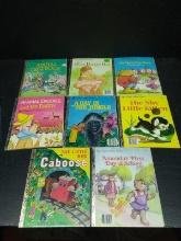 Collection 8 Vintage Golden Book Children's Books