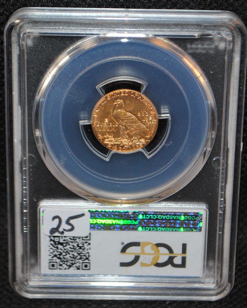 "KEY DATE" 1914-D $2 1/2 INDIAN GOLD - PCGS MS64