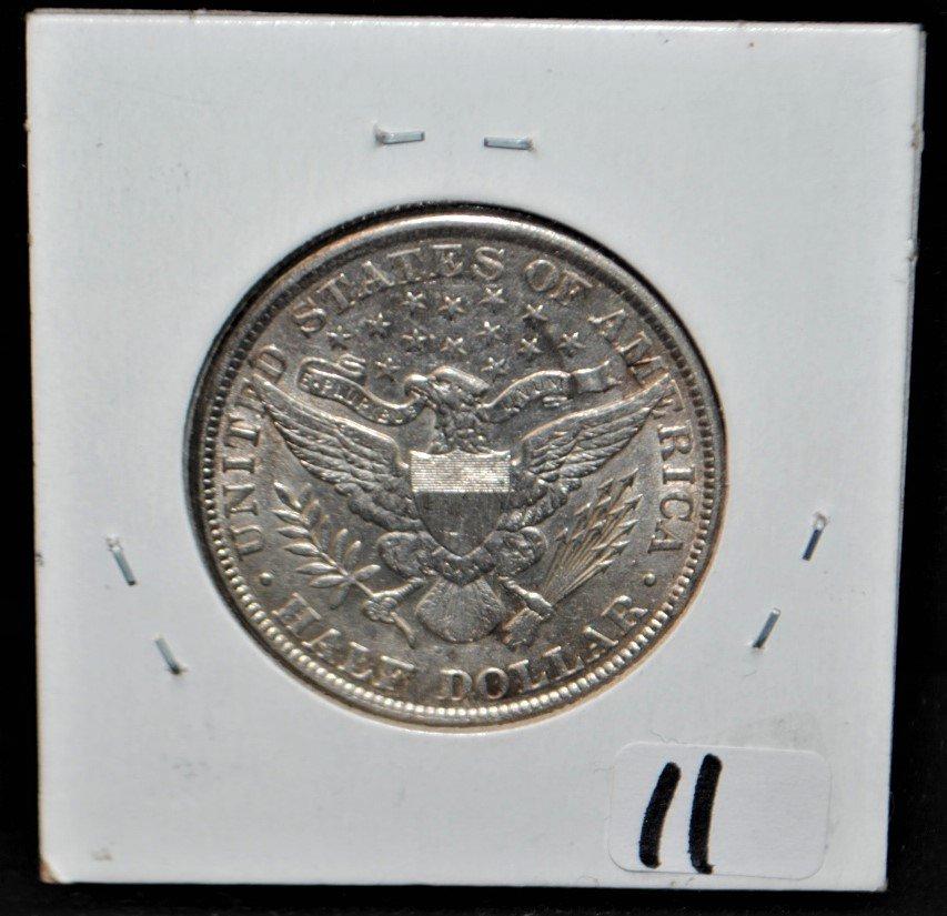 "HIGH GRADE" 1899 BARBER HALF DOLLAR FROM  SAFE DEPOSIT