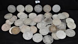 47 PRE 1904 MORGAN DOLLARS JUST THE WAY THEY  CAME FROM SAFE DEPOSIT - MIXE
