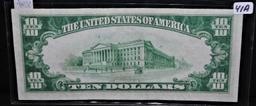 CHOICE $10 NATIONAL CURRENCY "THE FEDERAL  RESERVE BANK OF NEW YORK, NEW YO