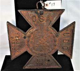 RARE "SOUTHERN CROSS OF HONOR" AKA "IRON CROSS"