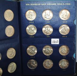 1948-1963 AU/UNC FRANKLIN HALF DOLLAR SET