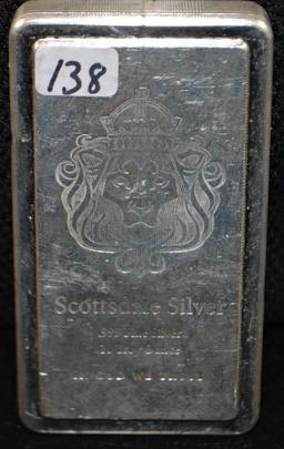 SCOTTSDALE 10 TROY OZ .999 FINE SILVER BAR