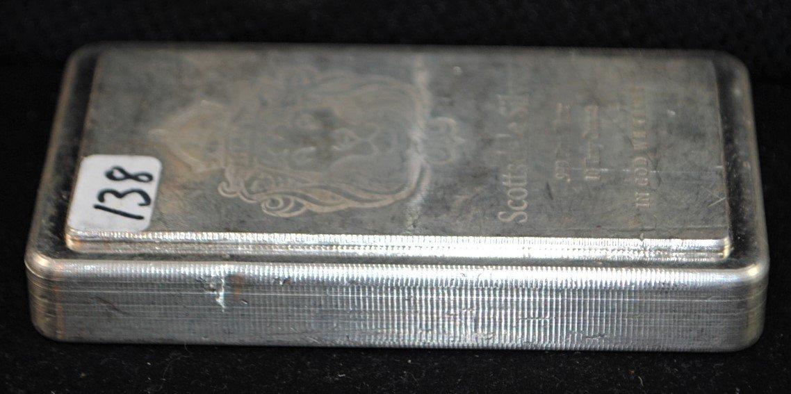 SCOTTSDALE 10 TROY OZ .999 FINE SILVER BAR