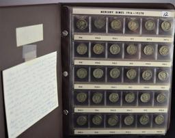 MERCURY & ROOSEVELT DIME SET