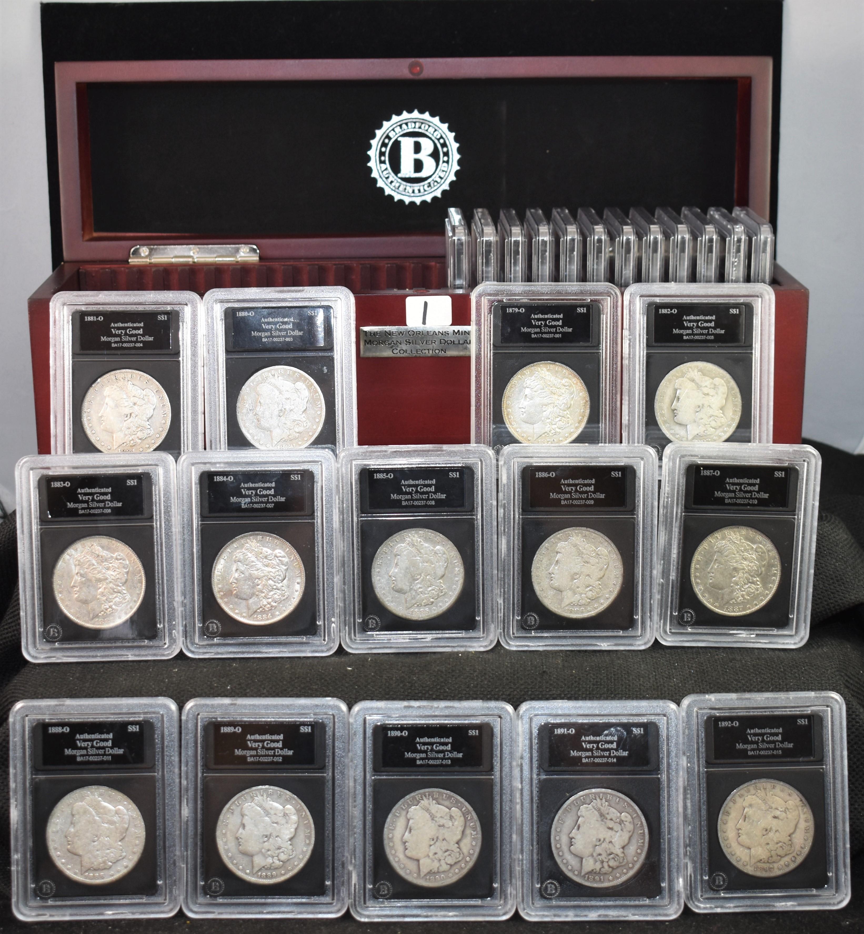 26 NEW ORLEANS MINT MORGAN DOLLAR SET