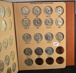 CHOICE BU COMPLETE FRANKLIN HALF DOLLAR SET