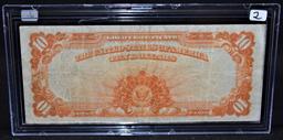 $10 LG SIZE GOLD CERTIFICATE - SERIES 1922