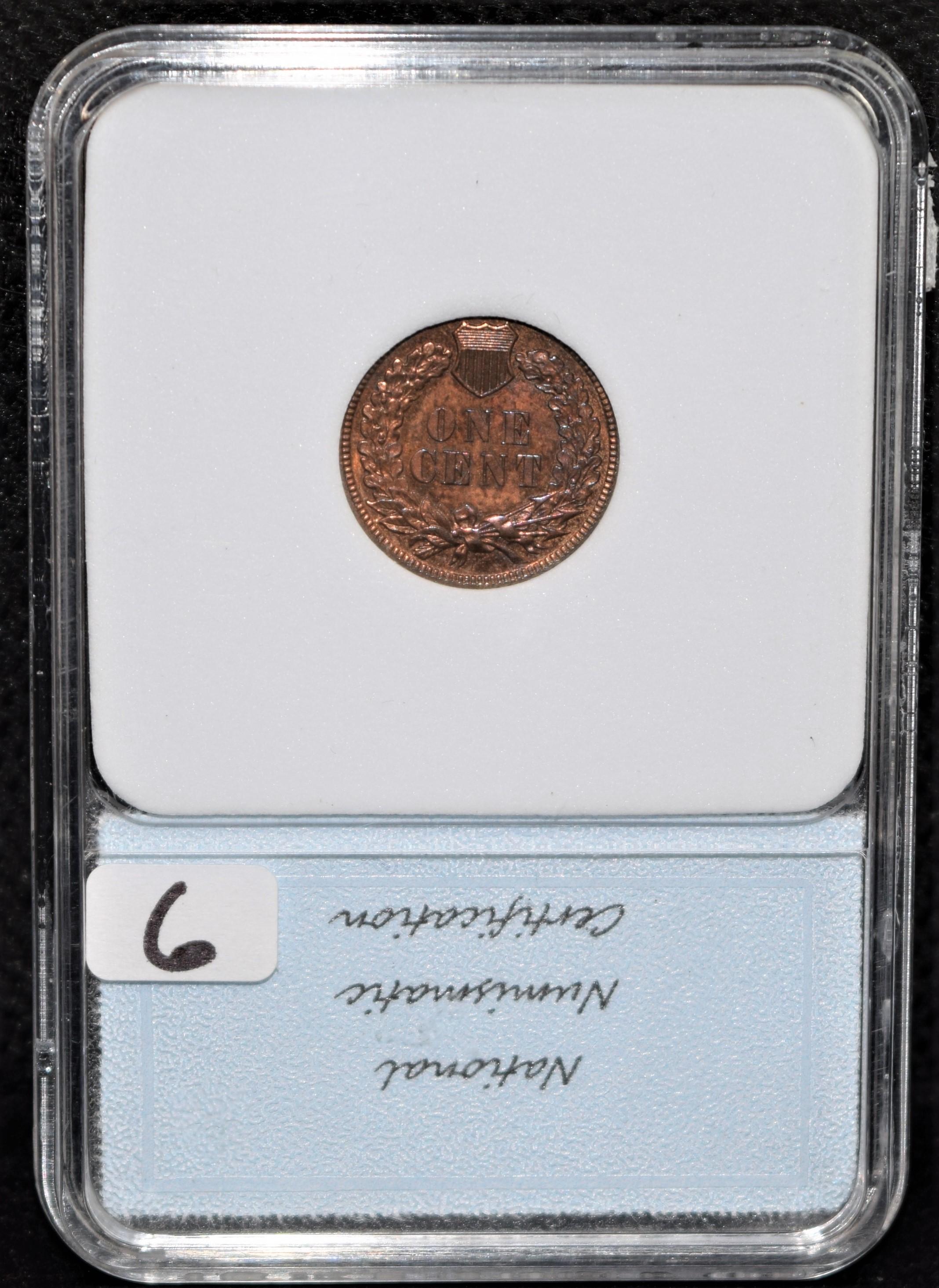 1883 INDIAN HEAD PENNY - NNC PR-64 RED
