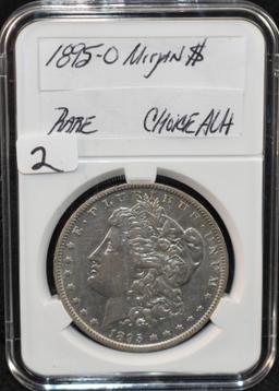 RARE KEY DATE CHOICE AU 1895-0 MORGAN DOLLAR