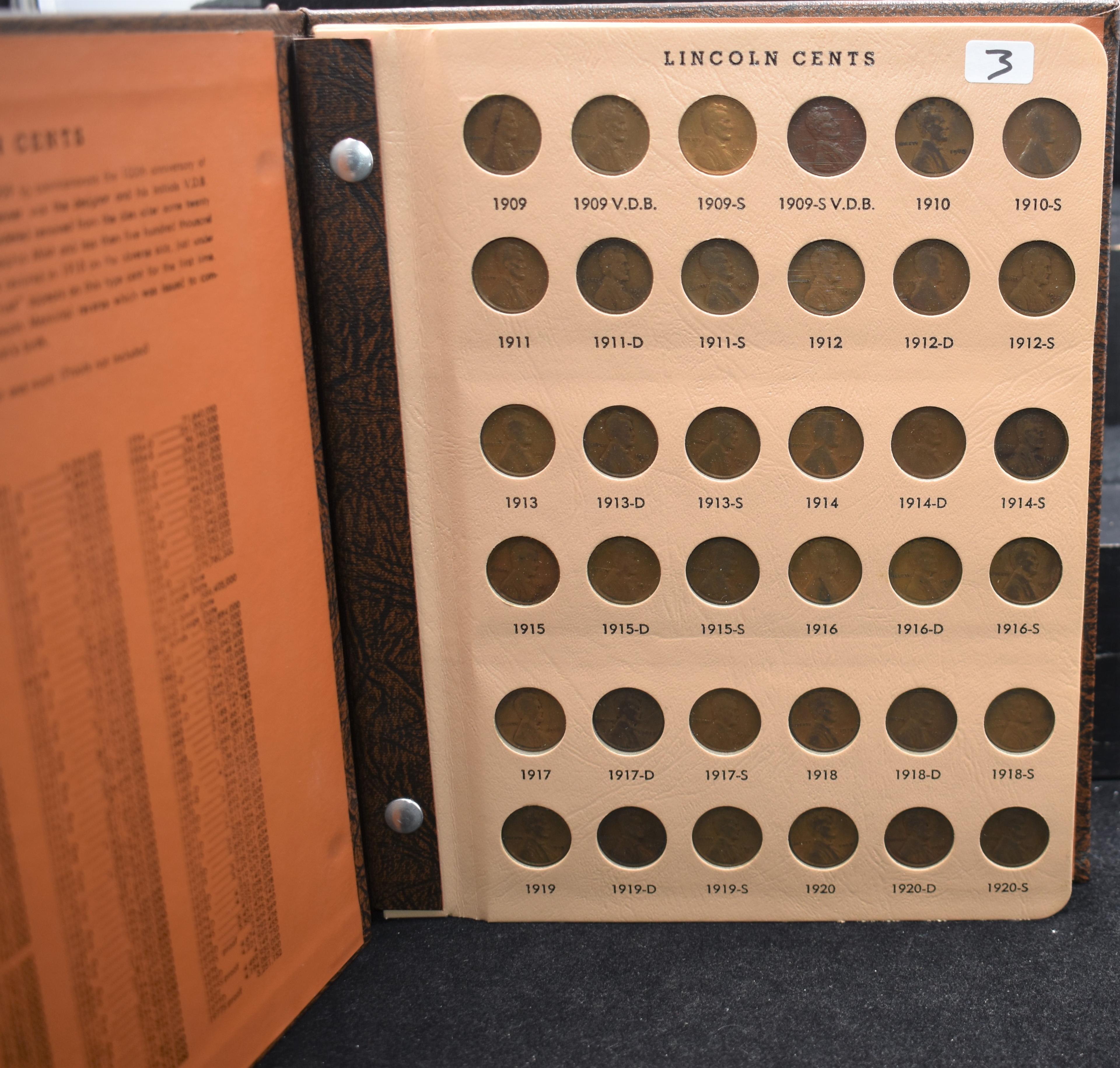 LINCOLN PENNY SET (1909-1981) IN DANSCO BOOK