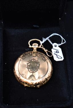 ANTIQUE WALTHAM 14K YELLOW GOLD  POCKET WATCH